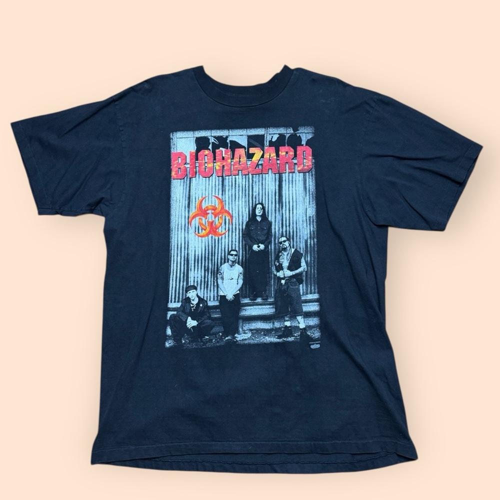 Vintage 1990s Biohazard T Shirt 1994/1995 Suicidal Run Tour XL Vtg 90s